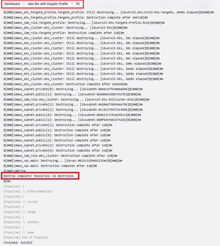 setup aws eks cluster